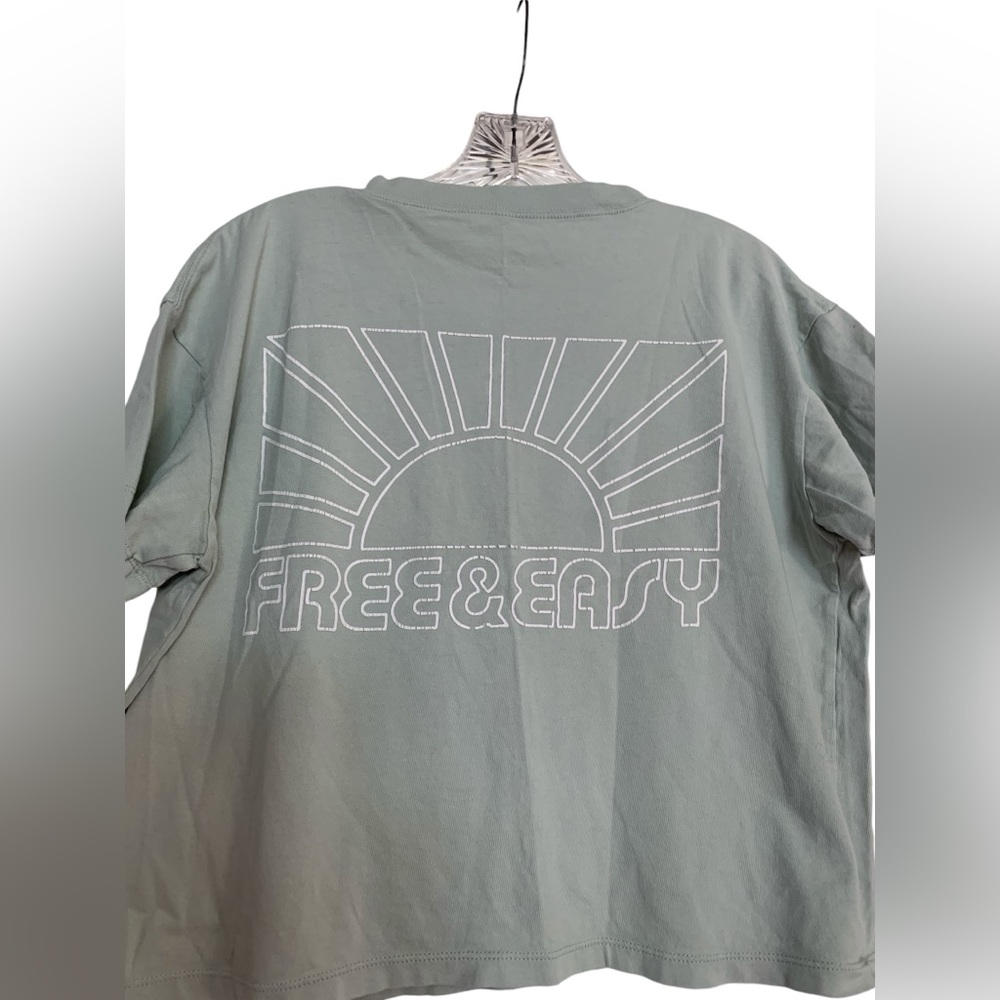 Madewell, Free and Easy oversized, cropped t-shirt, size M. Good condition